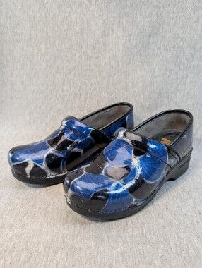 Dansko Professional Clogs Women's 38 (7.5-8) Blue Black